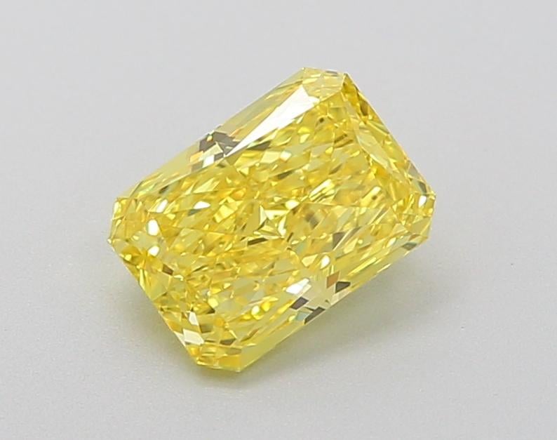 1.01 Ct. Fancy Vivid Yellow Radiant Lab Grown Diamond