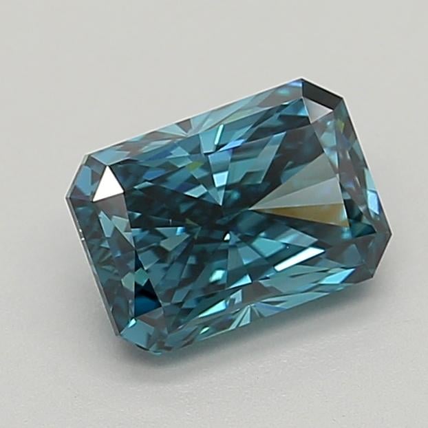 1.84 Ct. Fancy Vivid  Blue Radiant Lab Grown Diamond