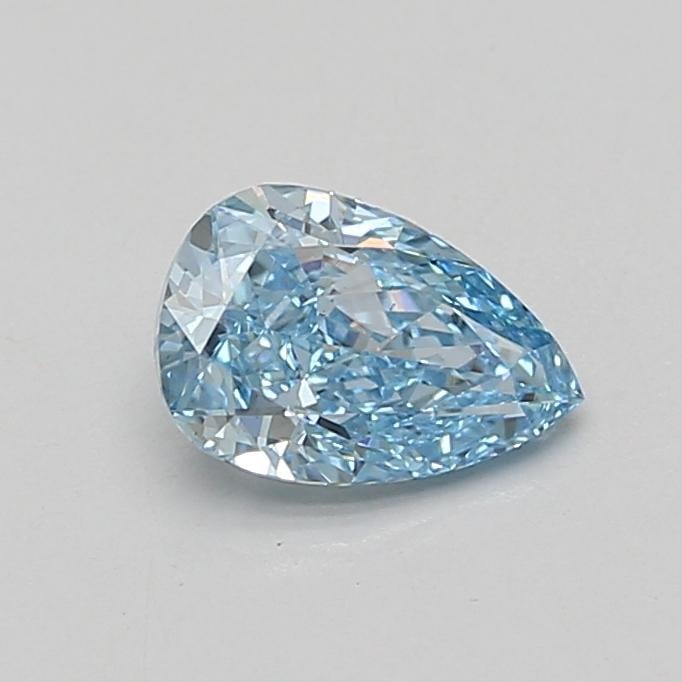 1.03 Ct. Fancy Vivid Blue Pear Lab Grown Diamond