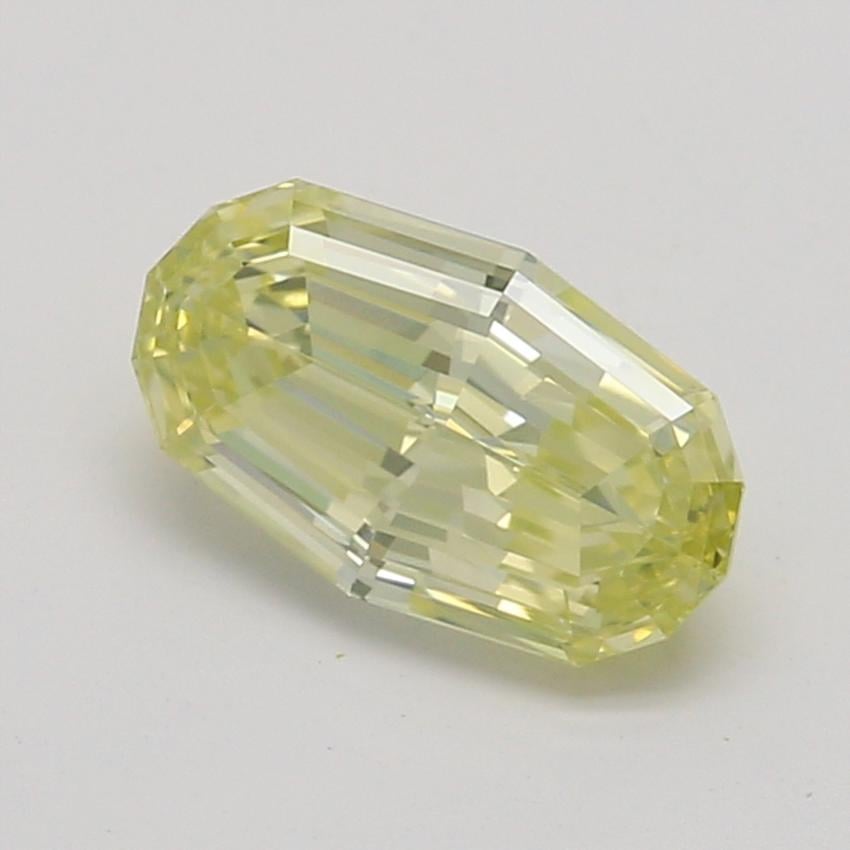 0.53 Ct. Fancy Yellow Oval Diamond