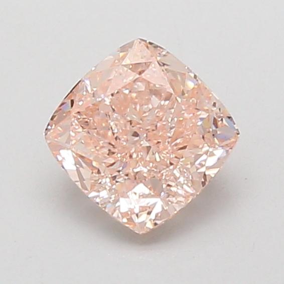 1.07 Ct. Fancy Vivid Pink Cushion Lab Grown Diamond