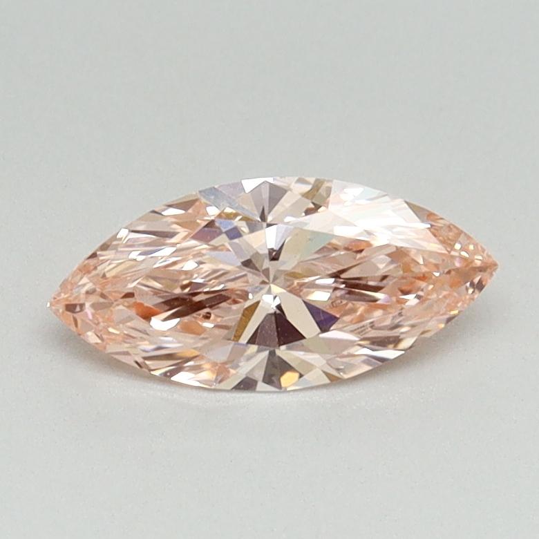 0.51 Ct. Fancy Intense Pink Marquise Lab Grown Diamond