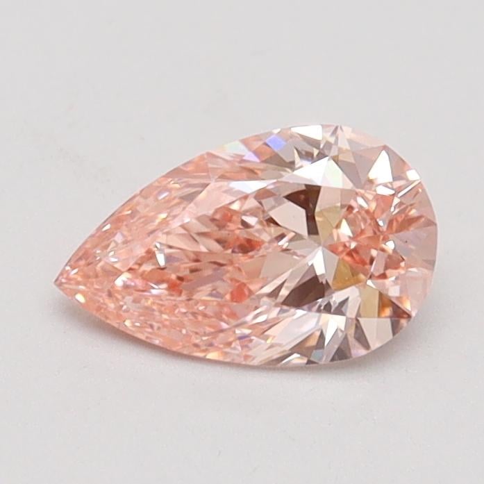 0.58 Ct. Fancy Intense Pink Pear Lab Grown Diamond