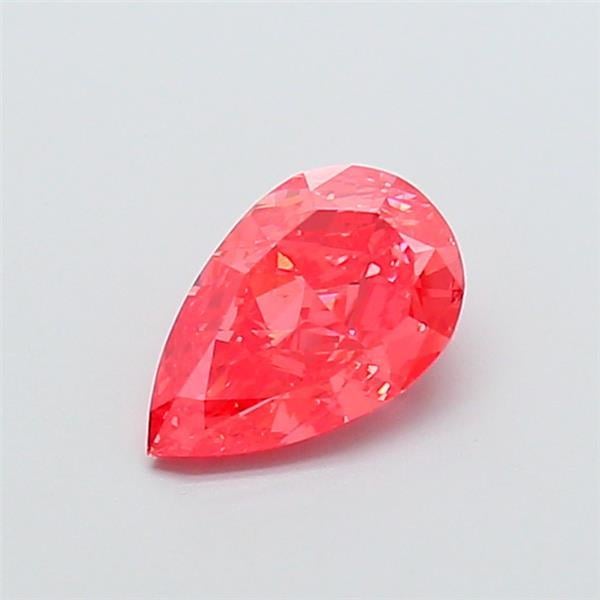 1.62 Ct. Fancy Vivid  Pink Pear Lab Grown Diamond