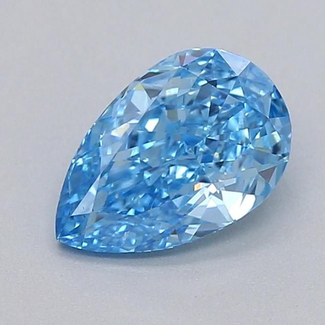 0.46 Ct. Fancy Vivid  Blue Pear Lab Grown Diamond