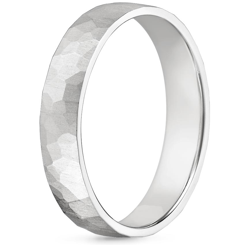 Matte Hammered Men's Wedding Ring | 5mm Everest | Brilliant Earth