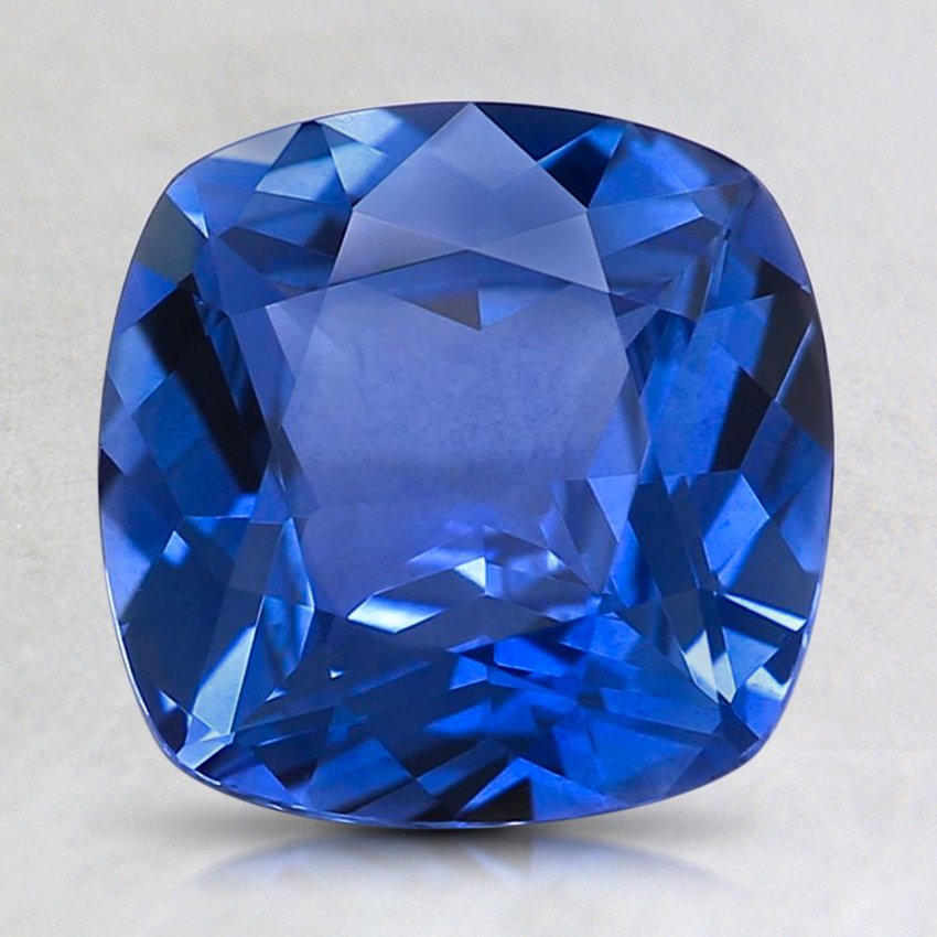 8mm Blue Cushion Sapphire