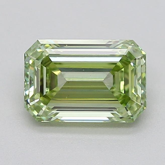 0.55 Ct. Fancy Intense Green Emerald Lab Grown Diamond