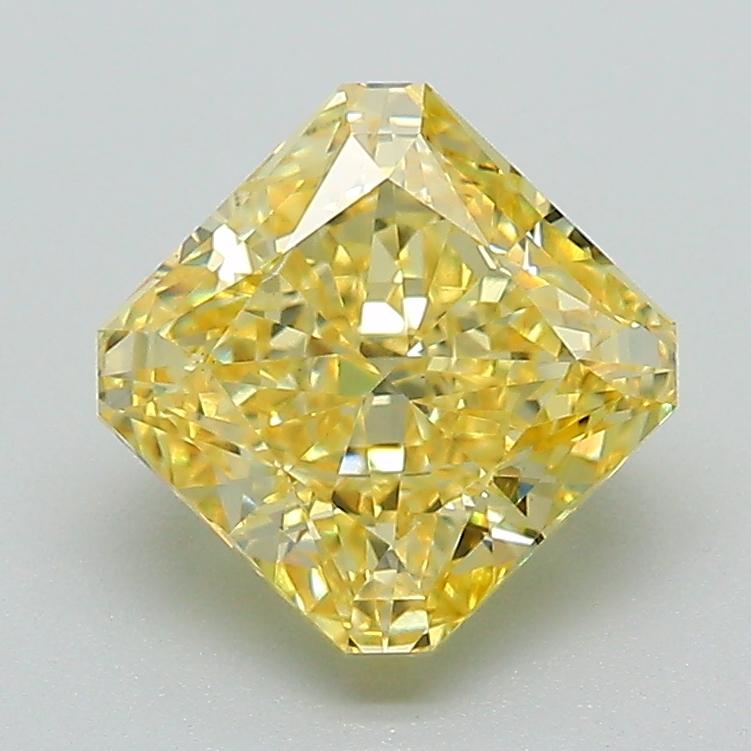 1.84 Ct. Fancy Intense Yellow Radiant Lab Grown Diamond