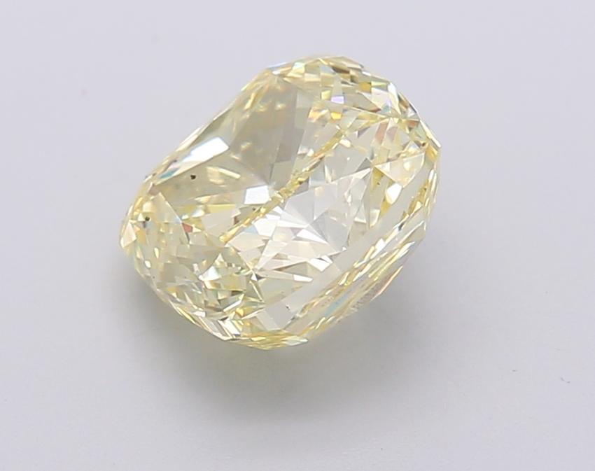2.78 Ct. Fancy Intense Yellow Cushion Lab Grown Diamond