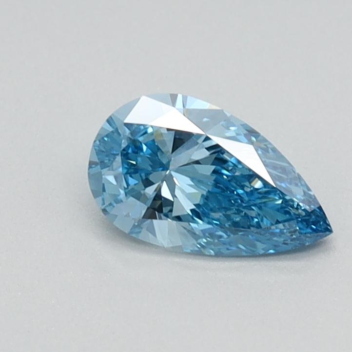 0.34 Ct. Fancy Vivid Blue Pear Lab Grown Diamond
