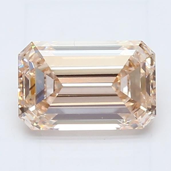 1.53 Ct. Fancy Orangy Pink Emerald Lab Grown Diamond