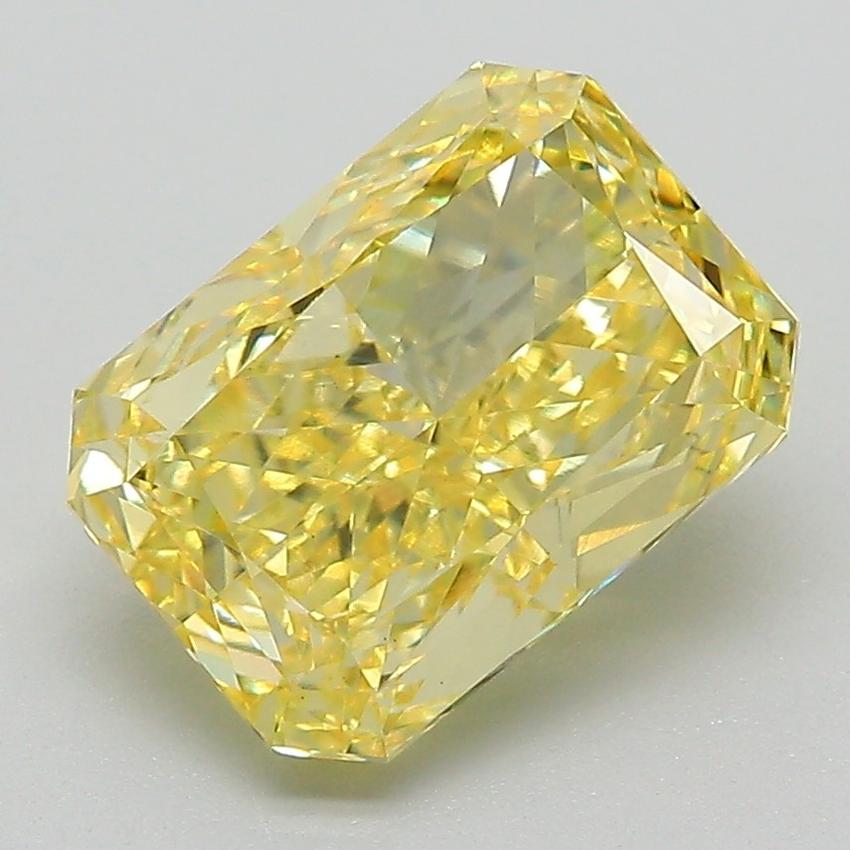 3.06 Ct. Fancy Intense Yellow Radiant Lab Grown Diamond