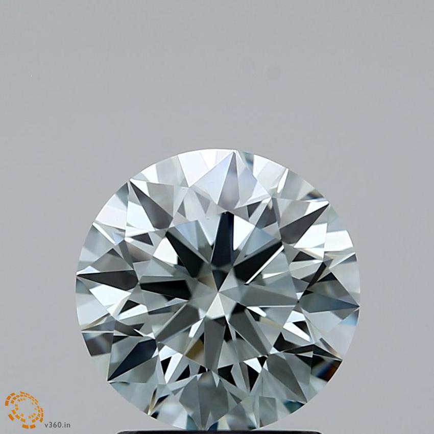 1.65 Ct. Fancy Light Blue Round Lab Grown Diamond