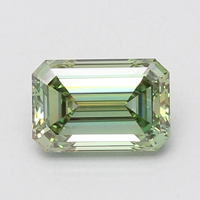 1.47 Ct. Fancy Vivid Green Emerald Lab Grown Diamond