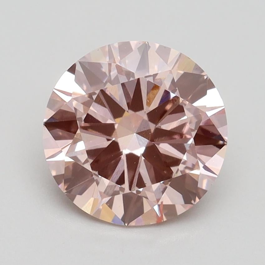2.05 Ct. Fancy Intense Pink Round Lab Grown Diamond
