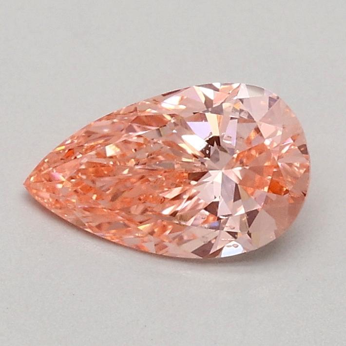 0.50 Ct. Fancy Vivid Pink Pear Lab Grown Diamond