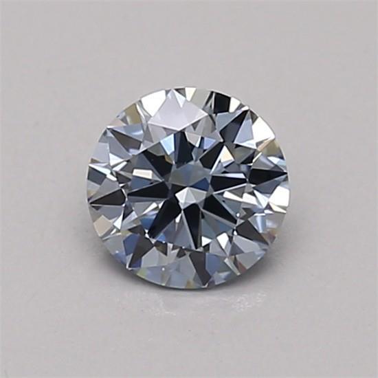 0.40 Ct. Fancy Intense Blue Round Lab Grown Diamond