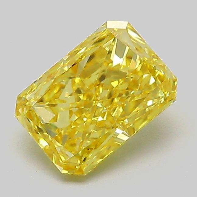 1.05 Ct. Fancy Vivid  Yellow Radiant Lab Grown Diamond