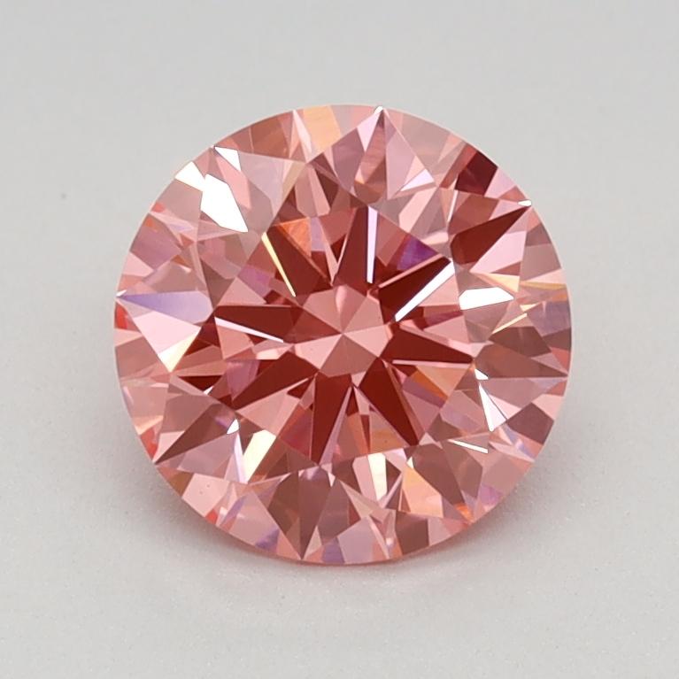 1.06 Ct. Fancy Vivid Pink Round Lab Grown Diamond