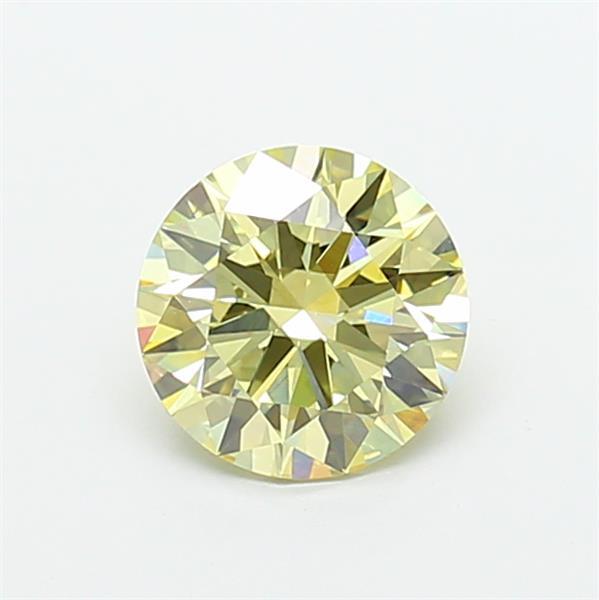 1.55 Ct. Fancy Yellow Round Lab Grown Diamond