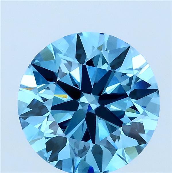 2.00 Ct. Fancy Blue Round Lab Grown Diamond