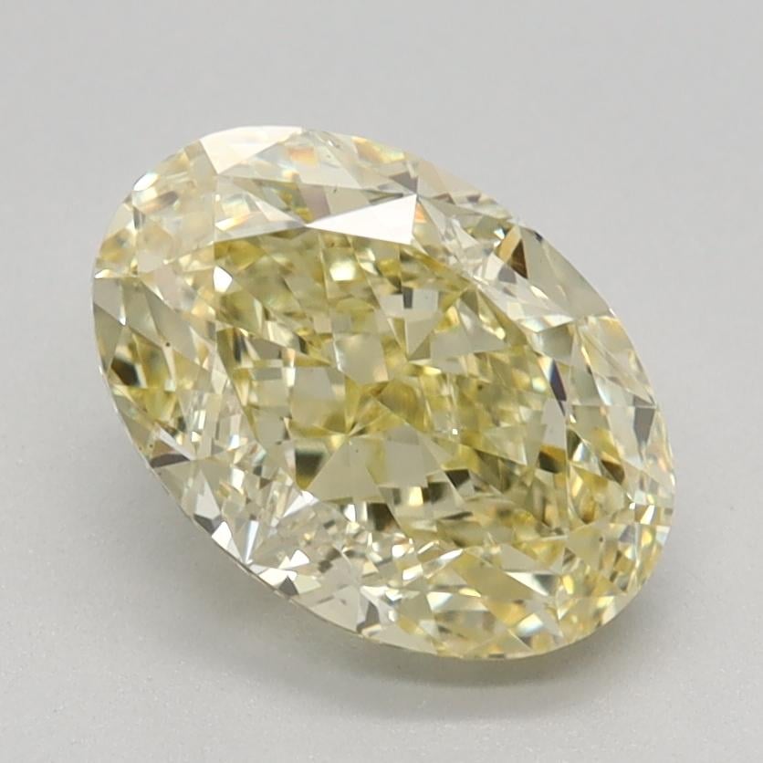 1.69 Ct. Fancy Intense Yellow Oval Lab Grown Diamond