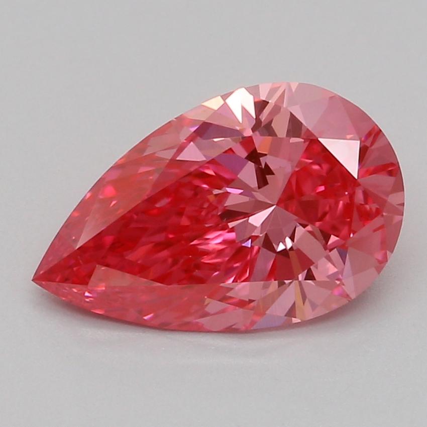 1.03 Ct. Fancy Vivid Pink Pear Lab Grown Diamond
