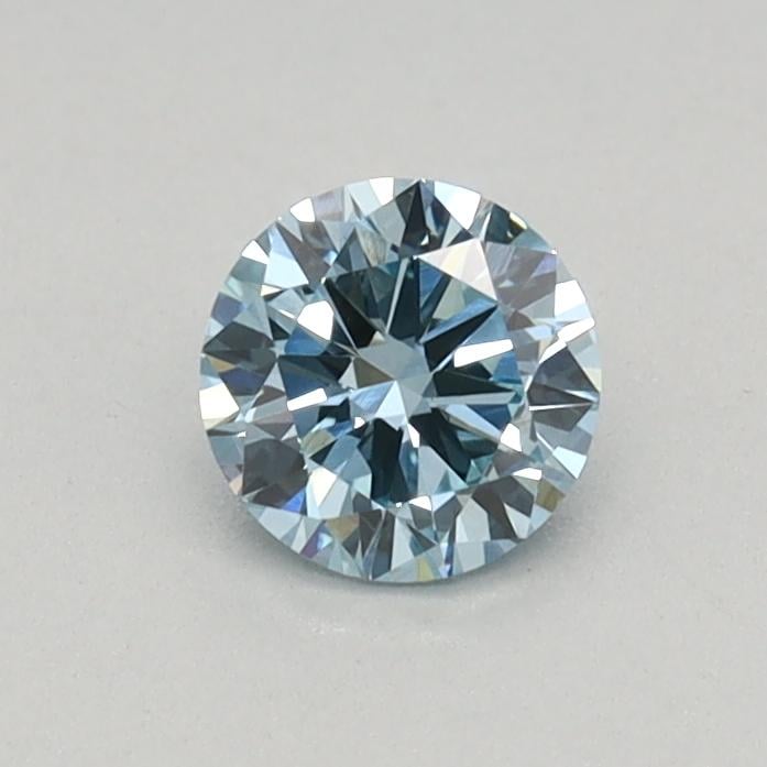 0.30 Ct. Fancy Intense Blue Round Lab Grown Diamond