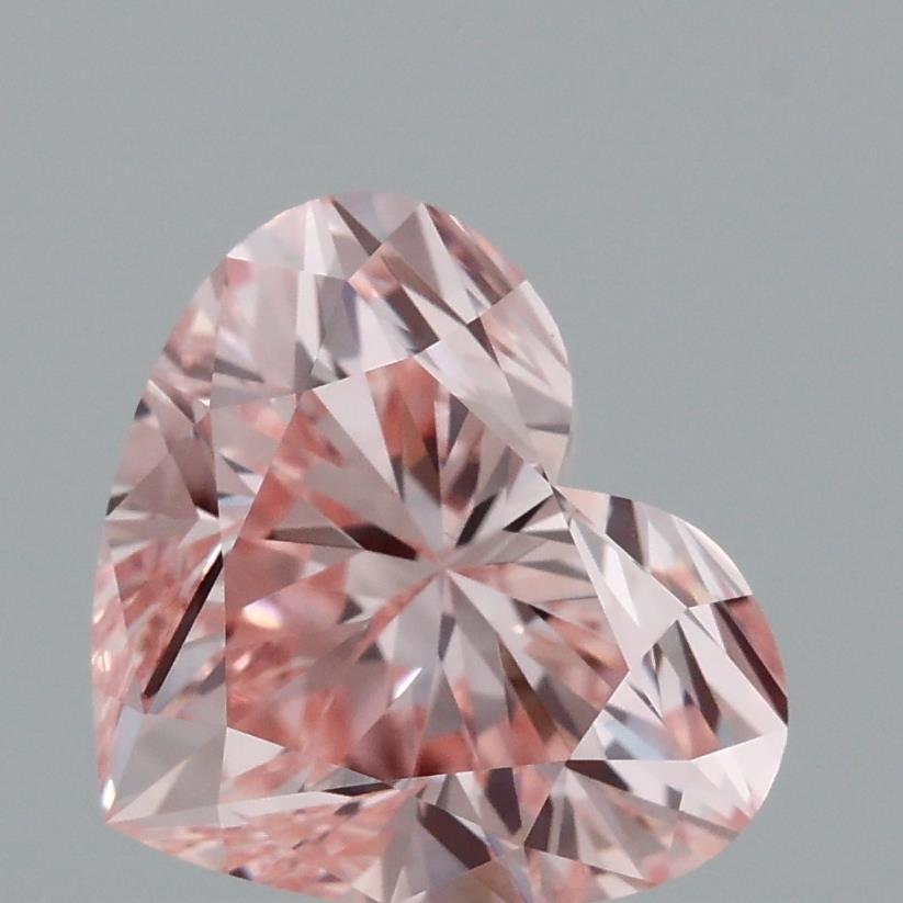 1.73 Ct. Fancy Intense Pink Heart Lab Grown Diamond