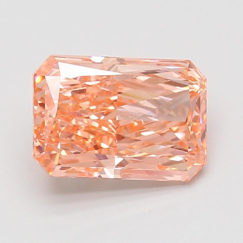 3.09 Ct. Fancy Vivid Pink Radiant Lab Grown Diamond