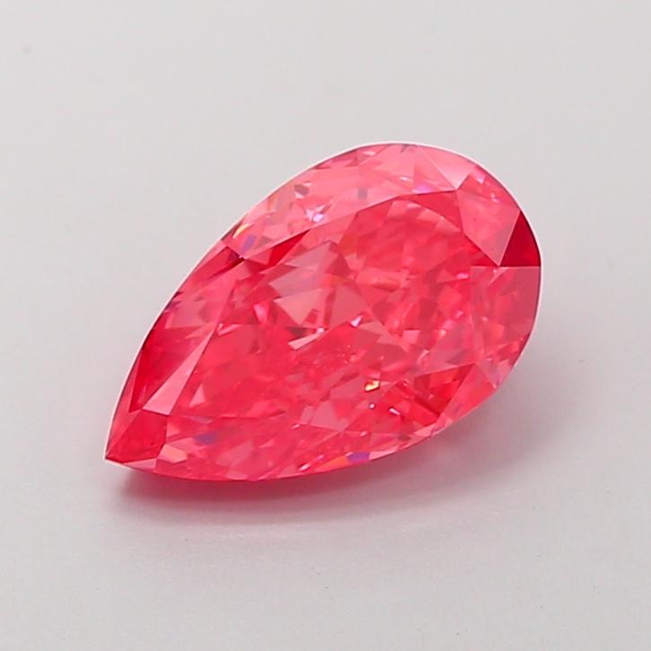 2.01 Ct. Fancy Vivid Pink Pear Lab Grown Diamond