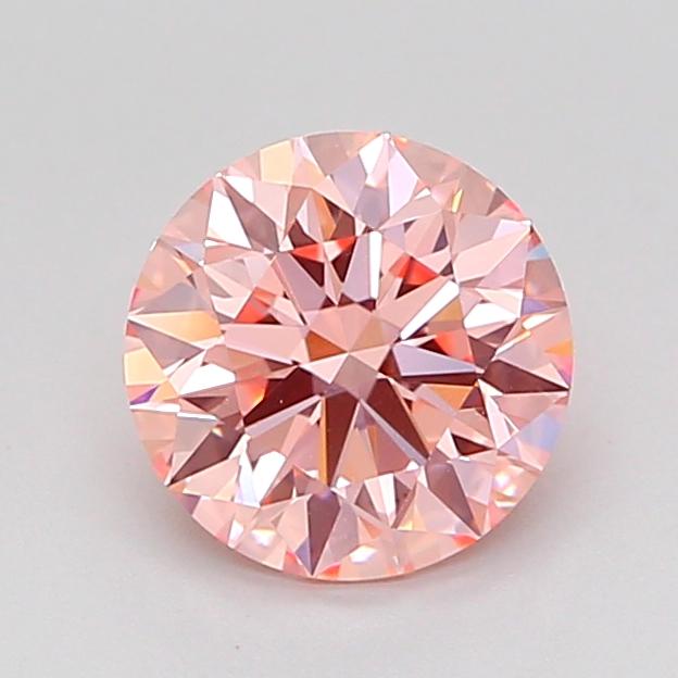 1.25 Ct. Fancy Intense Pink Round Lab Grown Diamond