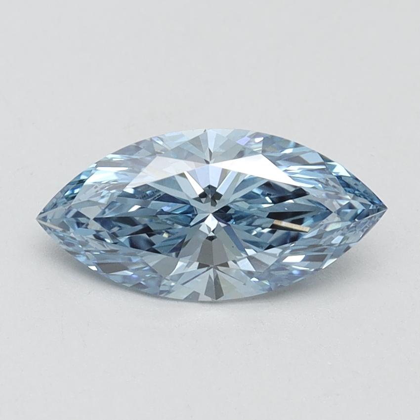 1.01 Ct. Fancy Vivid Blue Marquise Lab Grown Diamond