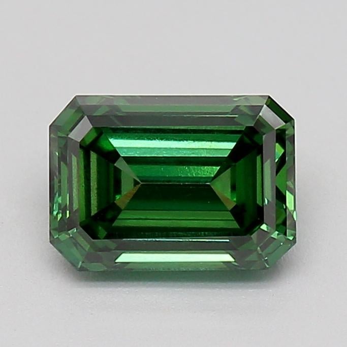 1.03 Ct. Fancy Vivid  Green Emerald Lab Grown Diamond