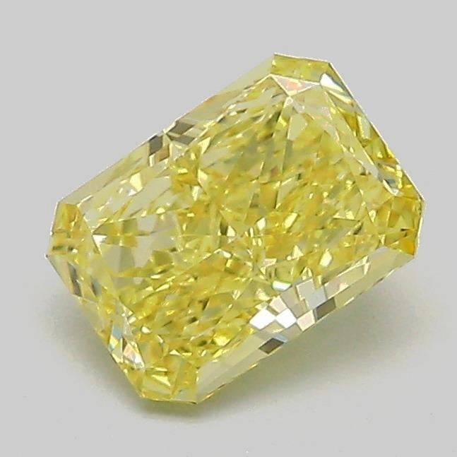1.04 Ct. Fancy Intense  Yellow Radiant Lab Grown Diamond
