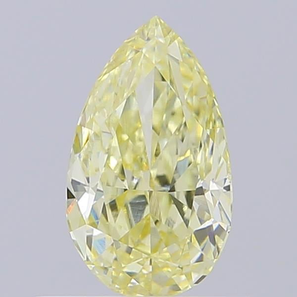 0.71 Ct. Fancy Light Yellow Pear Lab Grown Diamond