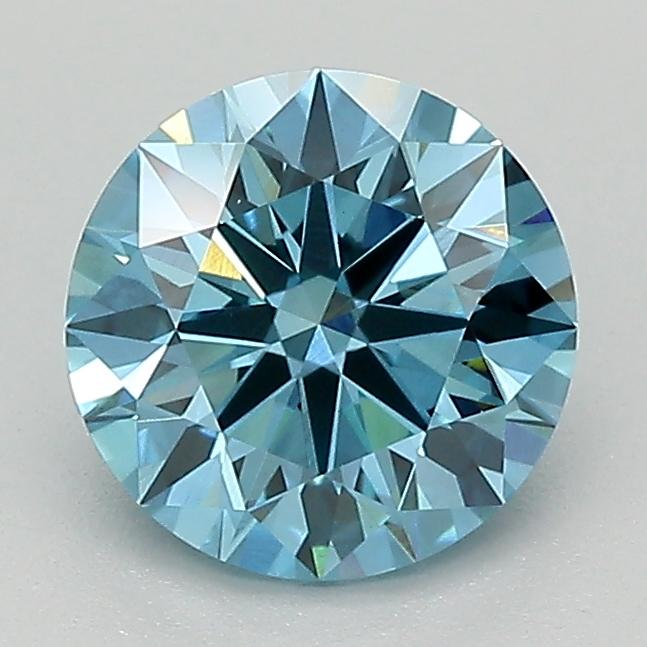1.34 Ct. Fancy Blue Round Lab Grown Diamond