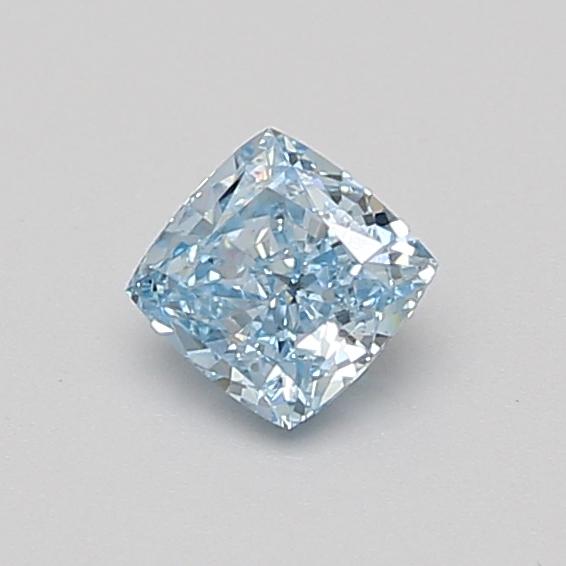 0.56 Ct. Fancy Vivid Blue Cushion Lab Grown Diamond