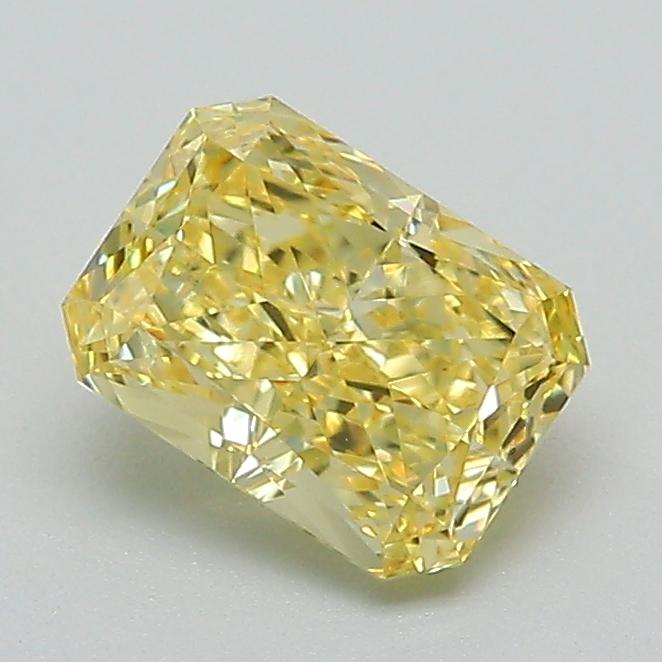 1.08 Ct. Fancy Intense Yellow Radiant Lab Grown Diamond