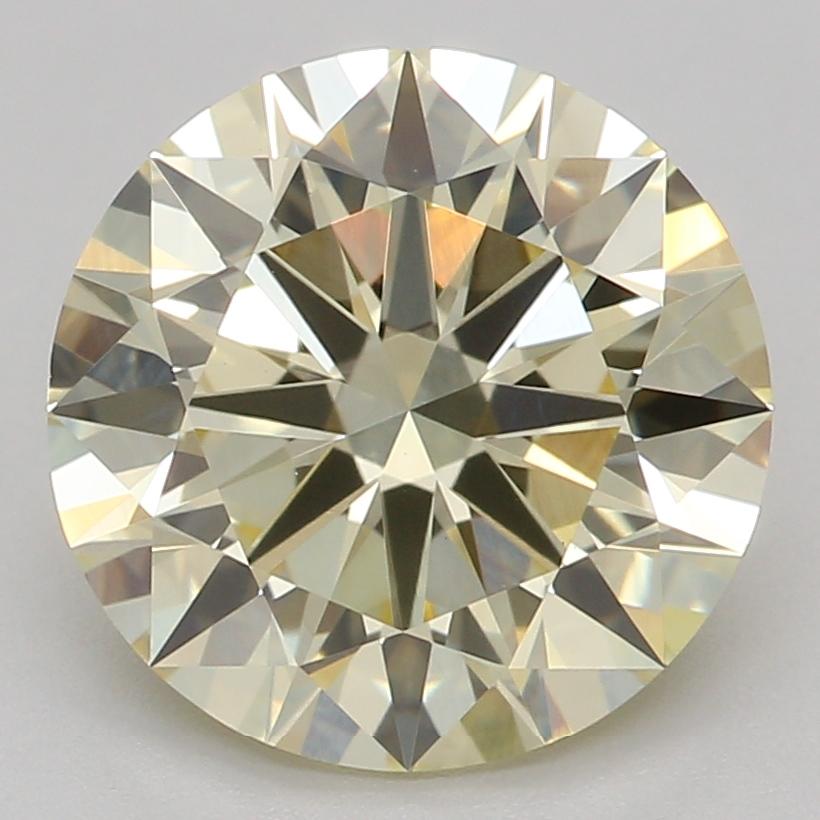2.00 Ct. Fancy Yellow Round Lab Grown Diamond