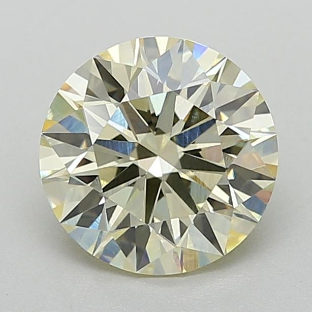 2.05 Ct. Fancy Light  Yellow Round Lab Grown Diamond