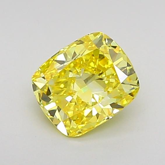 0.71 Ct. Fancy Intense Yellow Radiant Lab Grown Diamond