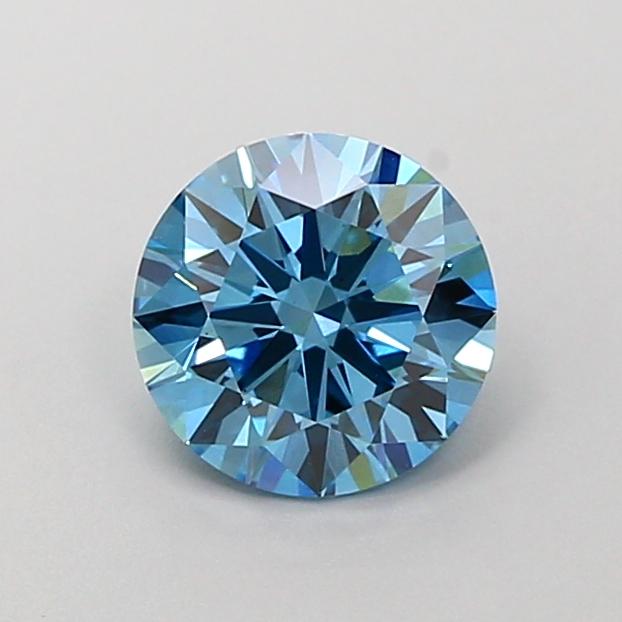 1.14 Ct. Fancy Vivid  Blue Round Lab Grown Diamond