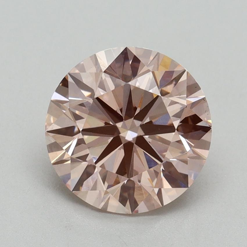 2.02 Ct. Fancy Intense Pink Round Lab Grown Diamond