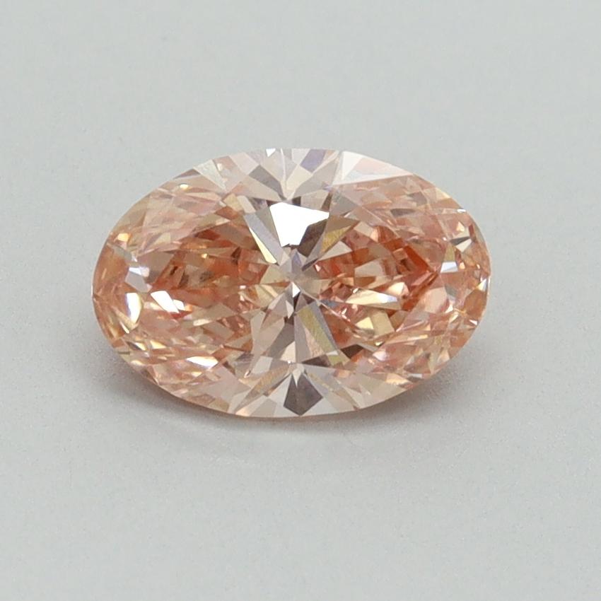 0.87 Ct. Fancy Intense Pink Oval Lab Grown Diamond