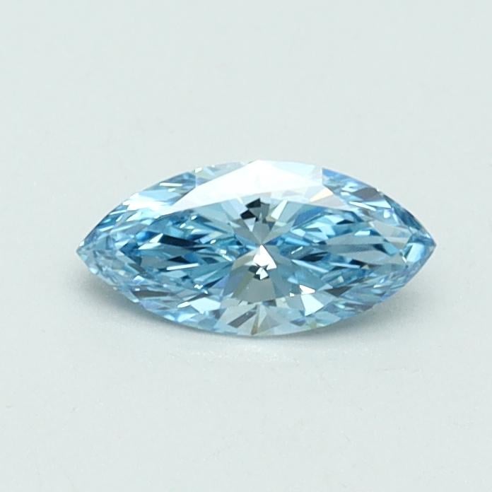 0.30 Ct. Fancy Vivid Blue Marquise Lab Grown Diamond