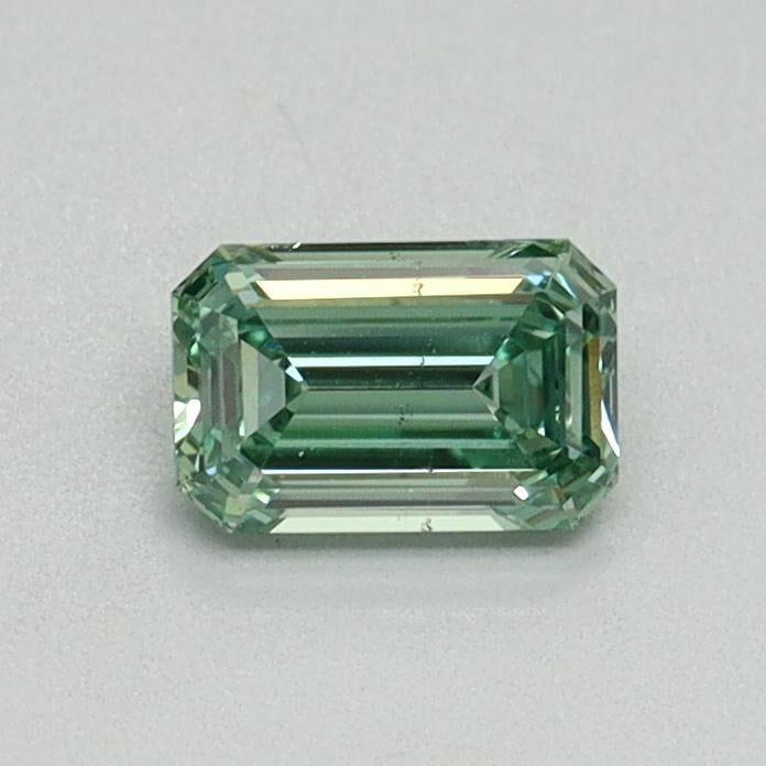 0.43 Ct. Fancy Vivid Green Emerald Lab Grown Diamond
