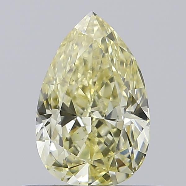 0.56 Ct. Fancy Light Yellow Pear Lab Grown Diamond