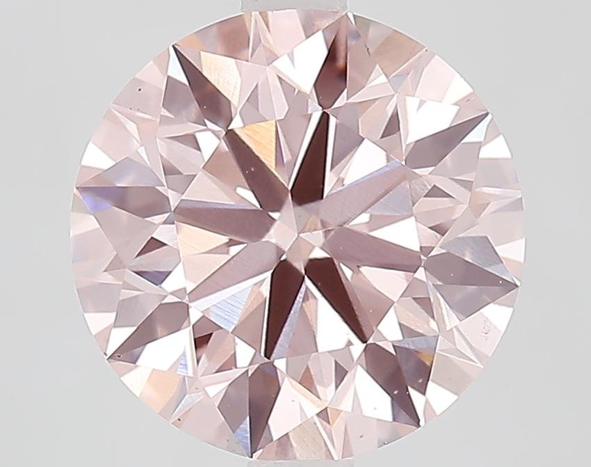 3.62 Ct. Fancy Pink Round Lab Grown Diamond